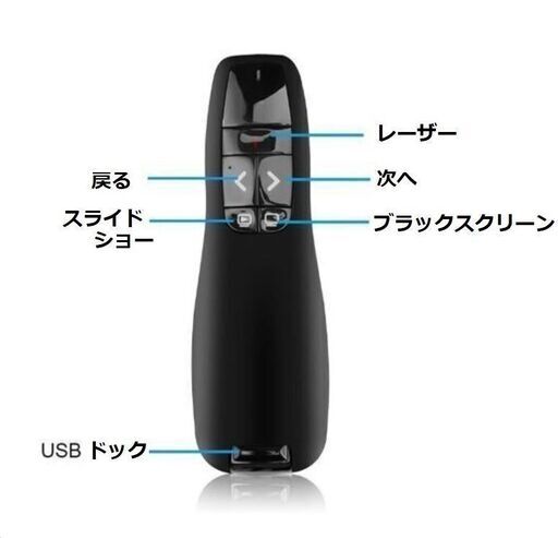 【新品未使用】赤色レーザーポインター/プレゼンター