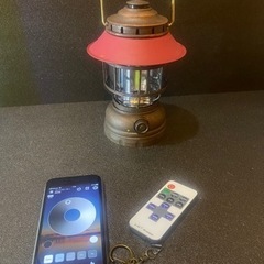 アンティーク風　LEDランタン Bluetooth搭載 アウトド...