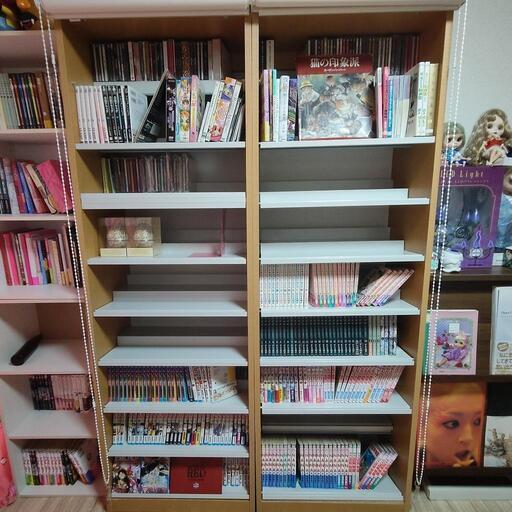 本棚　CD棚　大　2個セット