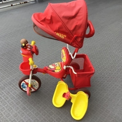 アンパンマン手押し三輪車