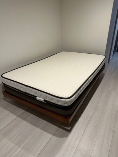 【美品】セミダブルベッド 1人/2人用