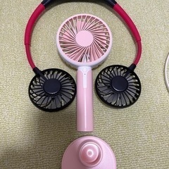 USB充電式 手持ち扇風機 小型携帯扇風機