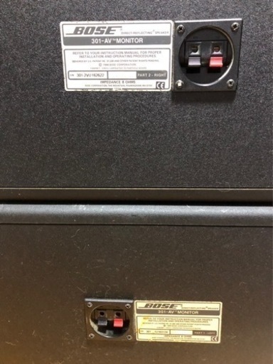 BOSE ボーズ スピーカーペア 301-AV MONITOR (取引泉区館)