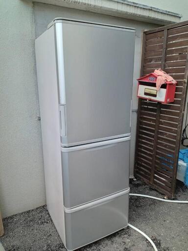 ★【シャープ】3ドア冷蔵庫  2020年製  350L  左右両開き［SJW352F-S］【3か月保証★配達に設置込】自社配送時代引き可※現金、クレジット、スマホ決済対応※