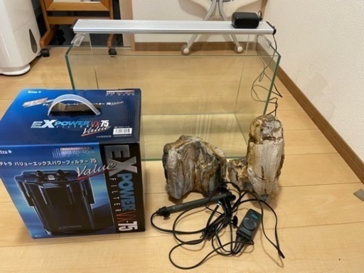 フレームレス水槽 60cm テトラ サイレントフレックスセット 60 60 フレームレス水槽（60センチ）セット
