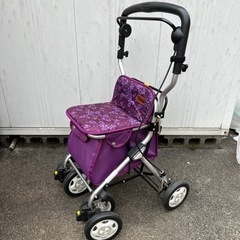 介護用品 紫 幸和製作所 TacaoF シルバーカー ミドルタイ...
