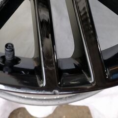 中古 クラウンアスリート AWS210用 純正オプションアルミホイール 18×8Jブラックスパッタリング塗装の画像