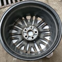 中古 クラウンアスリート AWS210用 純正オプションアルミホイール 18×8Jブラックスパッタリング塗装の画像