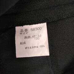 黒スーツ　100サイズ　黒フォーマルベスト＆パンツの画像