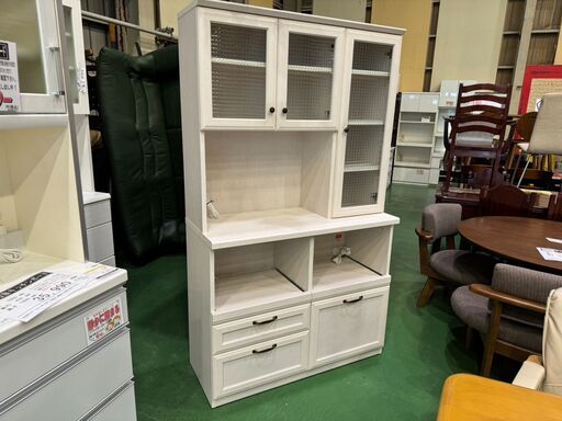 【愛品館八千代店】B-COMPANY　ユーアイ　3枚扉キッチンボード　ラフィット