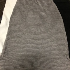 Aラインニットスカート　2枚の画像