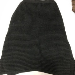 Aラインニットスカート　2枚の画像