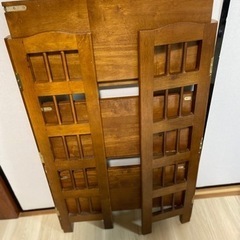 値下します。2,000円　洒落た折り畳み本棚&小物入れの画像