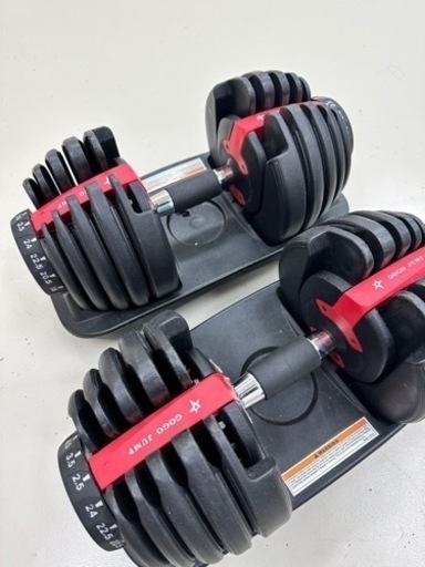 [訳あり格安]可変式ダンベル24kg×2