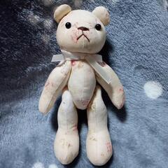 ローラ・アシュレイ　バラ柄　テディベア　ぬいぐるみ