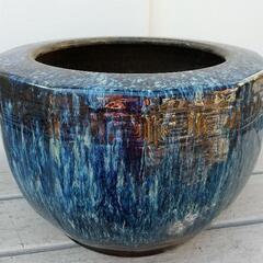 青なまこ  火鉢の画像