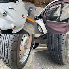 ☆超小型EV《 TOYOTAコムス B-COM 》デッキ仕様「走行少7,071km」キャンバスドア 取説 充電コード パール☆東京都大田区【下取OK】の画像