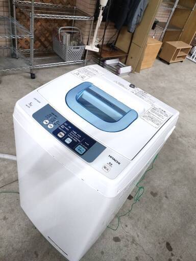 日立全自動洗濯機　5ｋｇ　ＮＷ－５ＴＲ　美品