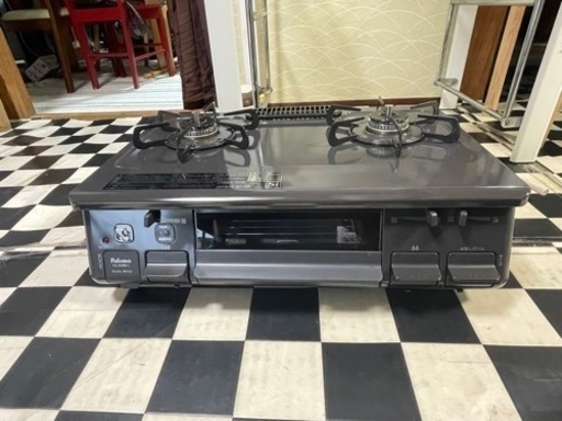 【リサイクルサービス八光】2023年製　パロマ ガステーブル PA-S45B-L 都市ガス(13A)用 左強火力