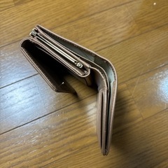 がま口三つ折財布の画像
