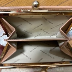 がま口三つ折財布の画像