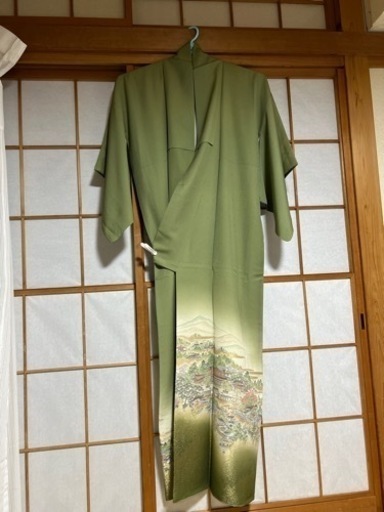 【ほぼ未使用】色留袖　バッグ　帯　三点セット
