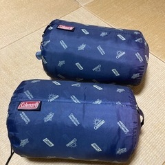 Coleman寝袋（シュラフ）２個セット