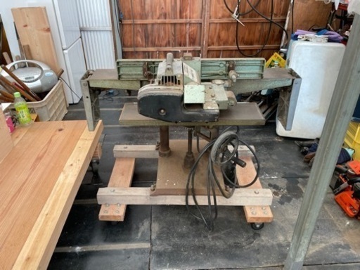 日立電動カンナ　台付きカンナ