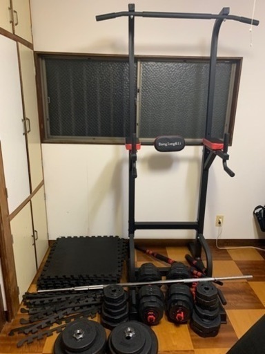 筋トレ　用品　ダイエット　ダンベル　ベンチ　懸垂　バーベル