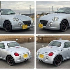 (売約済み) ★車検満タン2年★ ダイハツ　コペン　L880K アクティブトップ　★革シート★シートヒーター★社外アルミ★オープンカー★調子良好★の画像