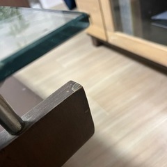 ローテーブル　ガラス　机の画像