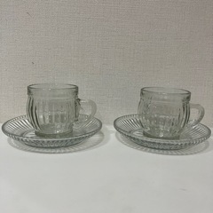 【2/20まで】アジアンテイストなティーカップ&ソーサー2脚