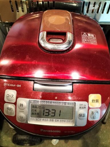 中古★Panasonic★炊飯器★SR-SY106J★5.5合炊き★2016年製
