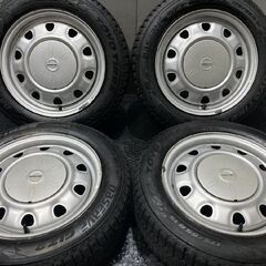 【TOYO OBSERVE GIZ2 175/65R15】スタッドレス【schwarz mv スチールホイール 15インチ 4本 5.5J4HPCD100/114.3】フィット等　(VTI876)