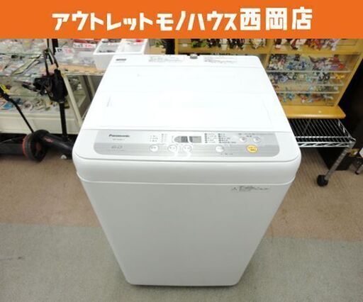 西岡店 洗濯機 6.0㎏ 2019年製 パナソニック NA-F60B12 ホワイト 全自動洗濯機 Panasonic 西岡店