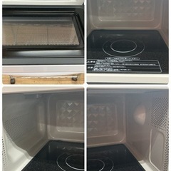 S387⭐Haier 電子レンジ フラットタイプ JMFH18E2W 22年製⭐動作確認済⭐クリーニング済の画像