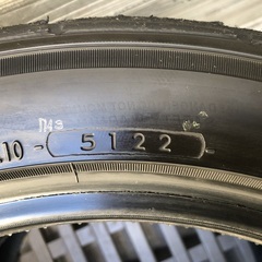 【深溝】17インチ　アドバンネオバAD09　8部山　２本セットの画像