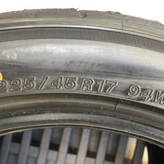 【深溝】17インチ　アドバンネオバAD09　8部山　２本セットの画像