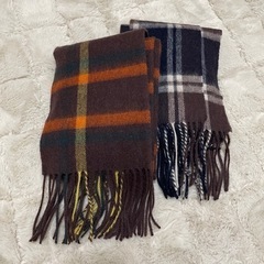 ウールカシミアマフラー　2本