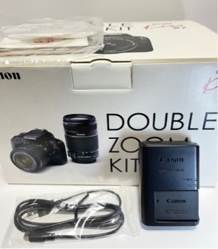 超美品！キャノン Canon EOS Kiss X7 EF-S18-55mm IS STM + EF-S 55-250mm IS II