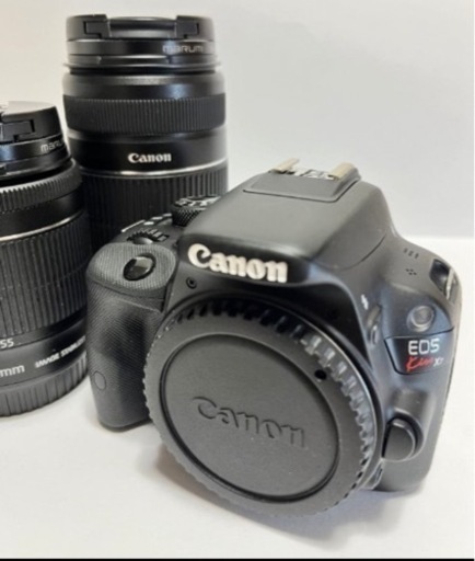 超美品！キャノン Canon EOS Kiss X7 EF-S18-55mm IS STM + EF-S 55-250mm IS II