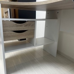 【受付終了】パソコンデスク　pcデスク　テーブル　L字机の画像