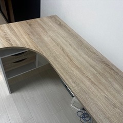 【受付終了】パソコンデスク　pcデスク　テーブル　L字机の画像