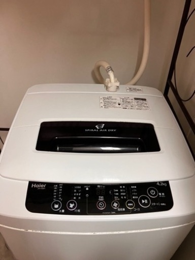 洗濯機　ハイアール　4.2kg