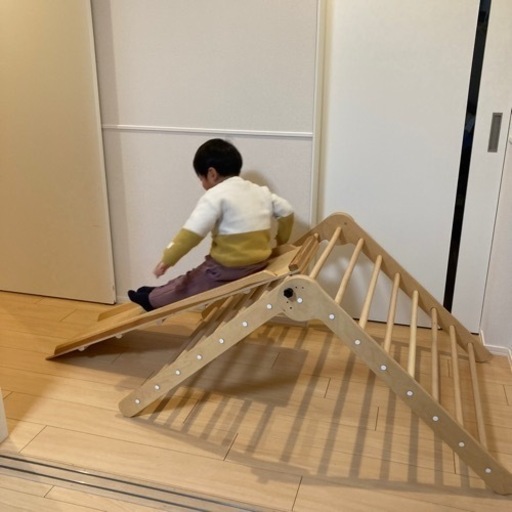 木製滑り台