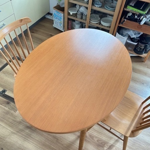 unico アルベロシリーズ　ダイニングテーブル　椅子付き