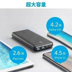 【新品未開封】Anker 超大容量モバイルバッテリーの画像