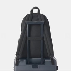 無印良品　肩の負担を軽くする　撥水リュックサック　黒の画像
