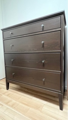 【完成品】IKEA IDANÄS イダネス チェスト ダークブラウン