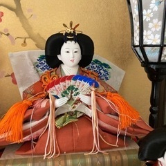 雛人形　ガラスケースの画像